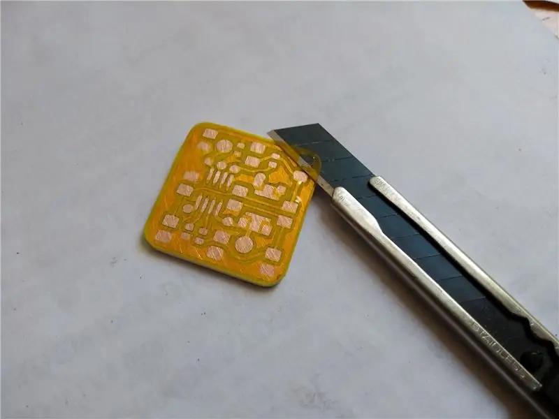 Aplikace samolepek Kapton Soldermask