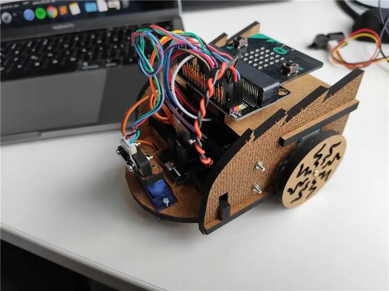 DIY ta'lim mikro: bit robot