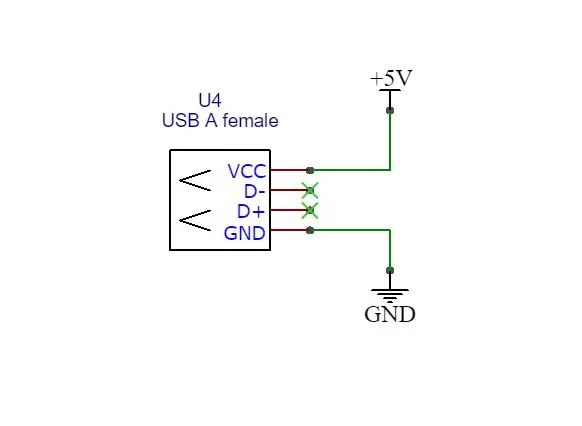 Схема зарядки USB