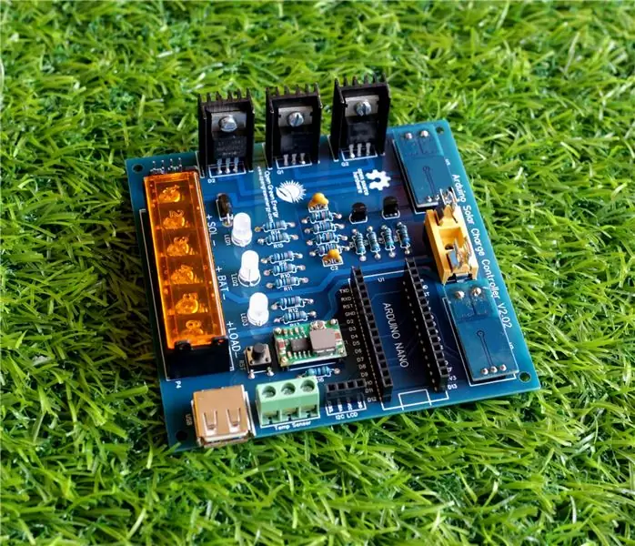 CONTRLEUR DE CHARGE SOLAIRE ARDUINO PWM (V 2.02)