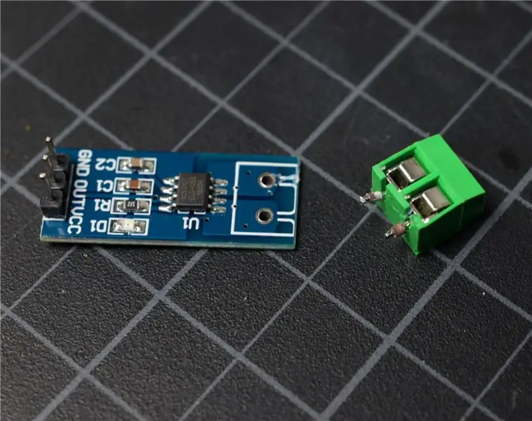 Pag-mount sa ACS712 Kasalukuyang Sensor