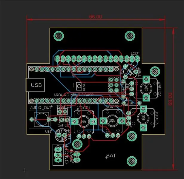 Obteniu les dimensions del tauler a Eagle (presteu atenció a les unitats!)