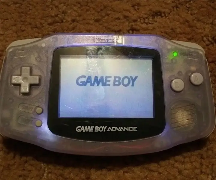 Cara Memasang Lampu Depan AGS-001 yang Dapat Dikontrol Menjadi Game Boy Advance Asli (Tanpa LOCA!): 5 Langkah (dengan Gambar)