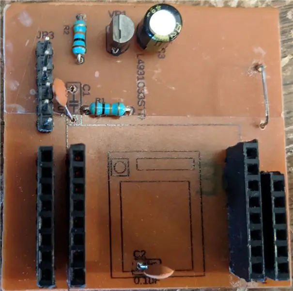 บอร์ดอะแดปเตอร์ ESP-07 ของฉัน