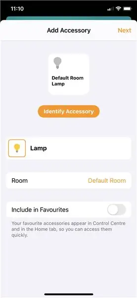 Lampe einrichten und mit Apple koppeln