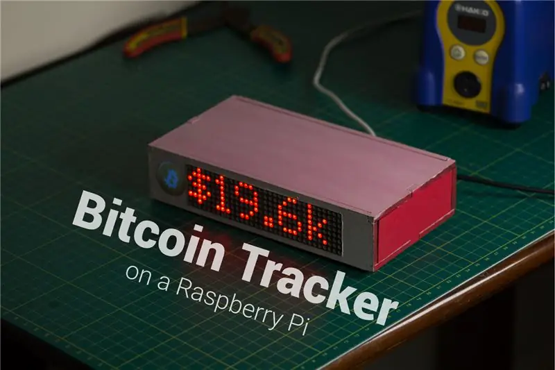 Gjurmuesi i Bitcoin duke përdorur një Raspberry Pi