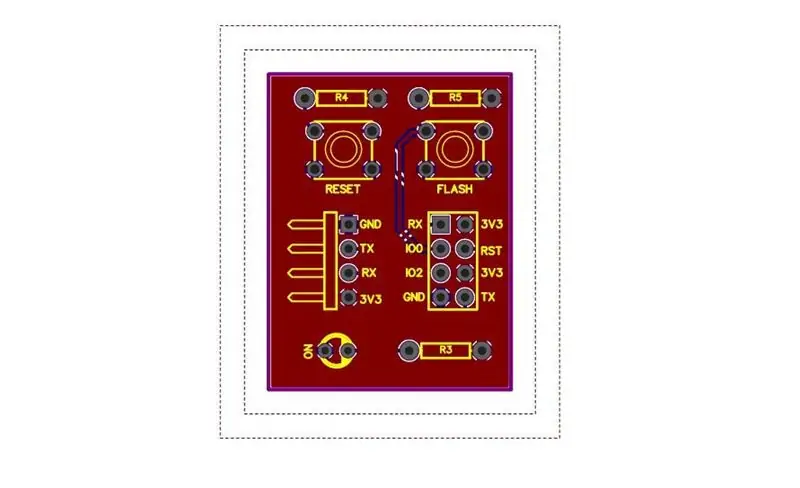 ESP01 Programer Razvoj štampanih ploča