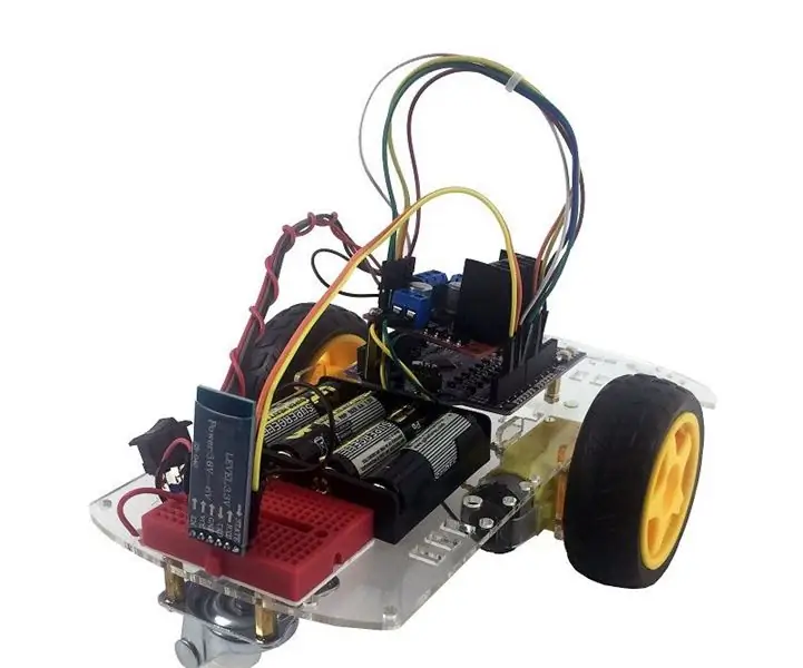 Robot mobilny Bluetooth korzystający z Arduino Uno i Androida: 5 kroków