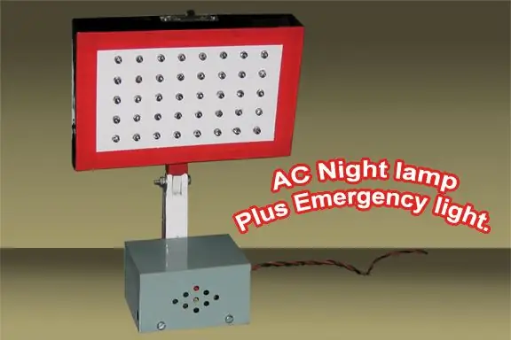 AC-LED öölamp: 5 sammu