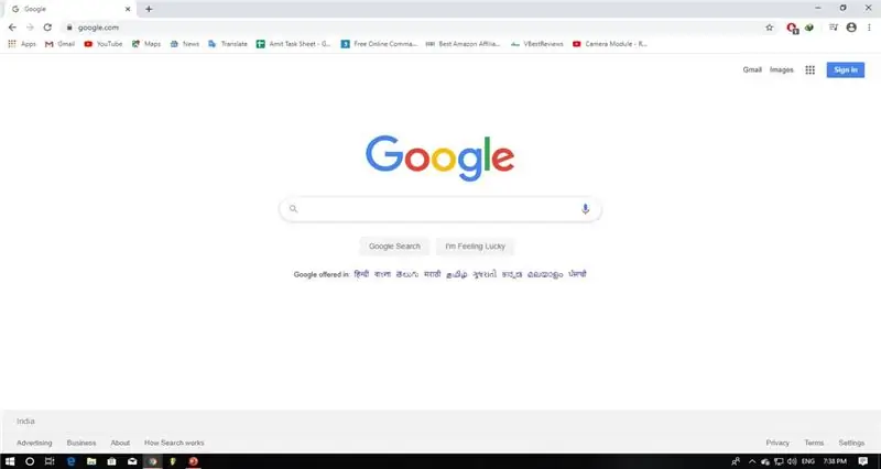 Գնացեք «google.com»