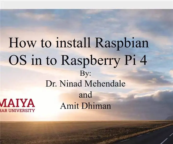 Installeer Raspbian OS op Raspberry Pi 4: 24 stappen