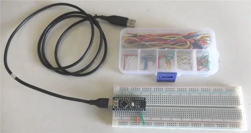 Ավելացրեք Arduino Nano- ին Breadboard- ին