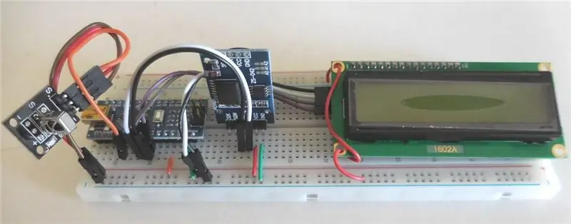 Učitajte Arduino Sketch program projekta Clock Project i testirajte ga