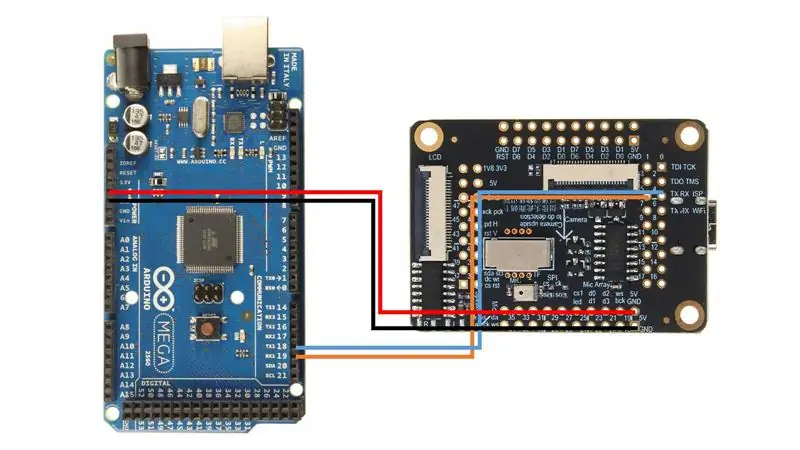 Připojení k Arduinu