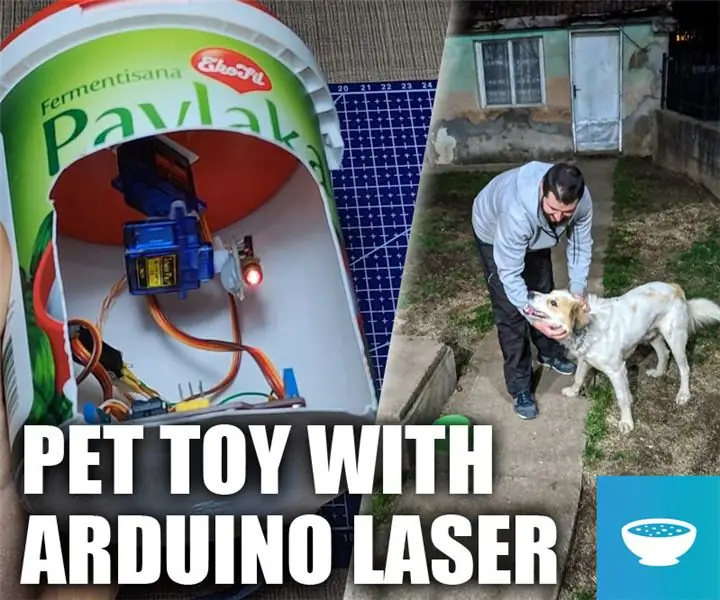 Arduino kontrolirana laserska igračka za lov na pse: 6 koraka