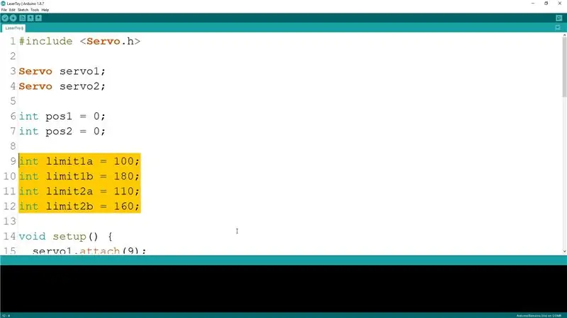 Кодът на Arduino