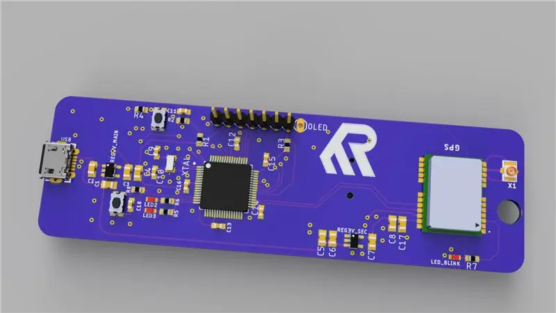 Monitorització GPS amb projecte de pantalla OLED