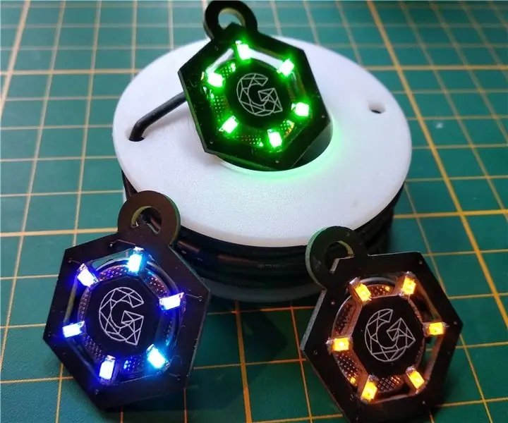 NeckLight: una collana PCB per umani e cani: 8 passaggi (con immagini)