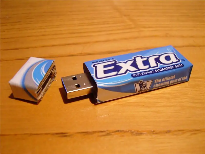 Chewing Gum USB !!: 7 Mga Hakbang (na may Mga Larawan)