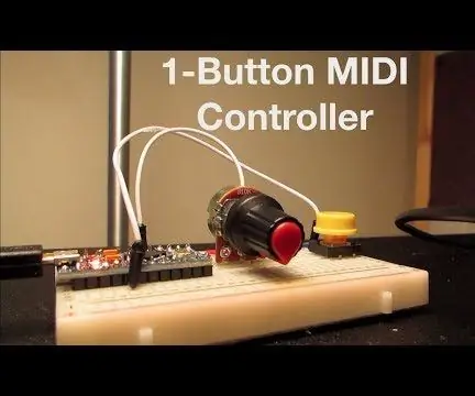 Zelfstudie MIDI-controller met 1 knop: 6 stappen