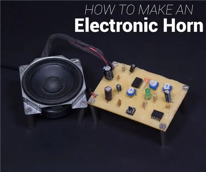 Electronic Loud Horn Using 555 Timer: 9 Steps (with Pictures)