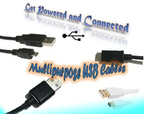 DIY ko'p maqsadli USB kabellari: 7 qadam