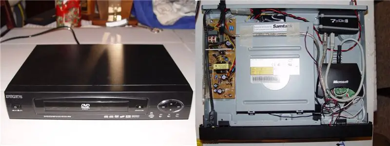 Lumiko ang isang Broken DVD Player Sa isang Accessory Enclosure para sa Iyong Home Theatre PC: 10 Mga Hakbang