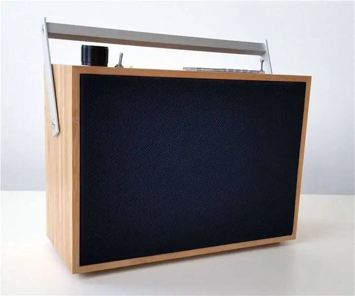 Վերանվաճված Bamboo Box Bluetooth բարձրախոս. 4 քայլ (նկարներով)