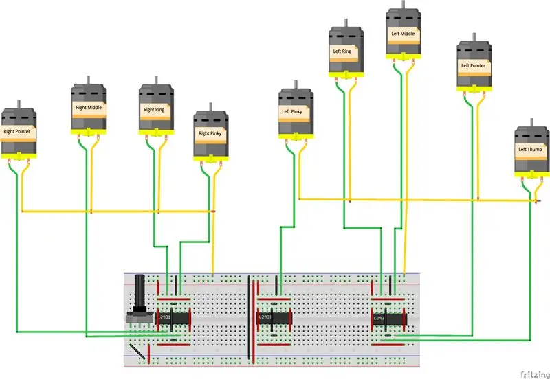 Configuración de L293D