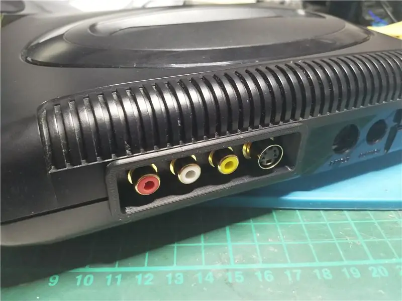 Mega Drive/Genesis 2 Clean Rear AV Output Mod