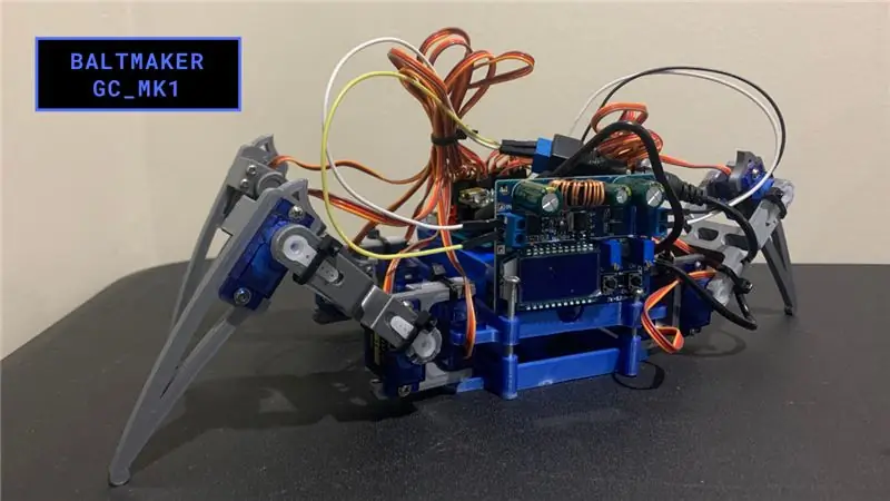 Quadruped Spider Robot - GC_MK1