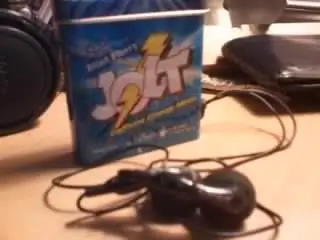 Estojo fino para MP3 Player Jolt Energy Mints: 6 etapas