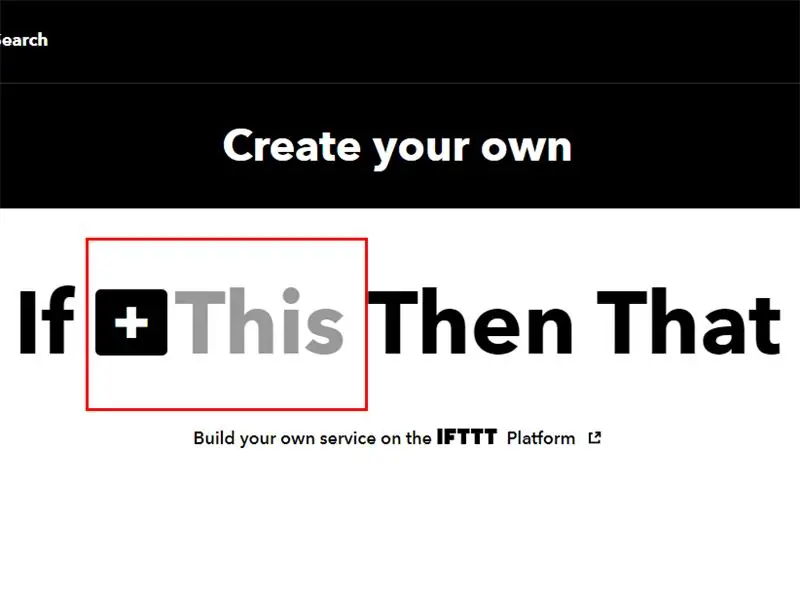 Pagse-set up ng IFTTT at Dweet