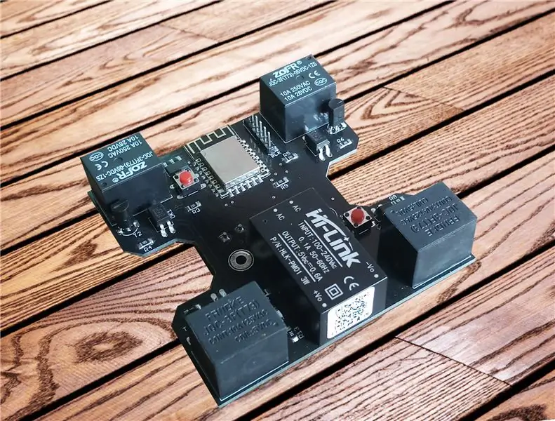 Modulo relè 4CH controllato Wi-Fi per l'automazione domestica