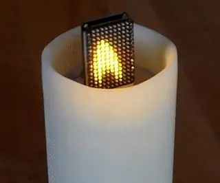 Clapper LED Candle: 7 trinn (med bilder)