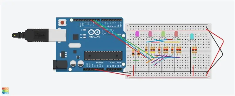 Hvordan RGB -lysdiodene fungerer og elektroniske komponenter i kretsen