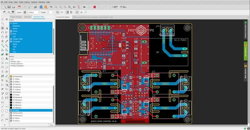 PCB dizajn: Bottom Routing