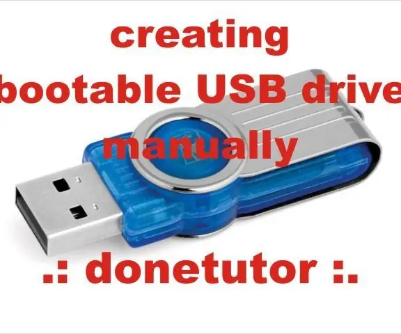 Qanday qilib hech qanday dasturiy ta'minotsiz yuklanadigan USB diskini yaratish mumkin: 3 qadam