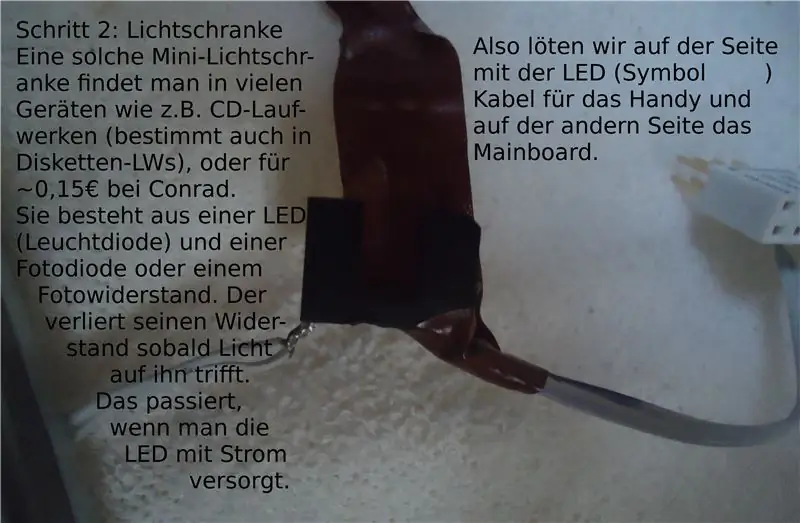 Schritt 2: das Opto