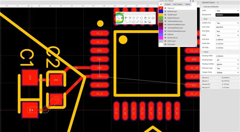 Rutekan Komponen pada PCB