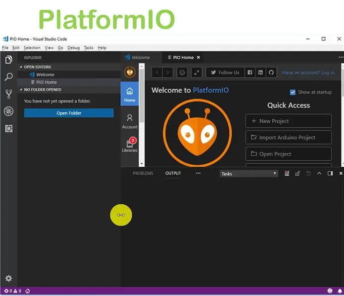 Ardunio IDE Çıkışı, PlatformIO IDE Girişi!