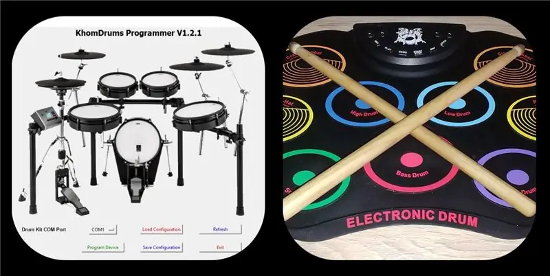 MIDI Drum Kit در پایتون و آردوینو