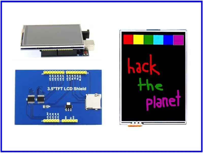 Толық түсті TFT LCD 480x320 сенсорлық экран