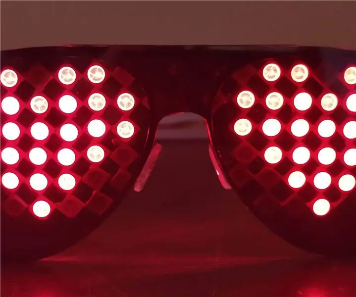 Gafas LED RGB: 4 pasos