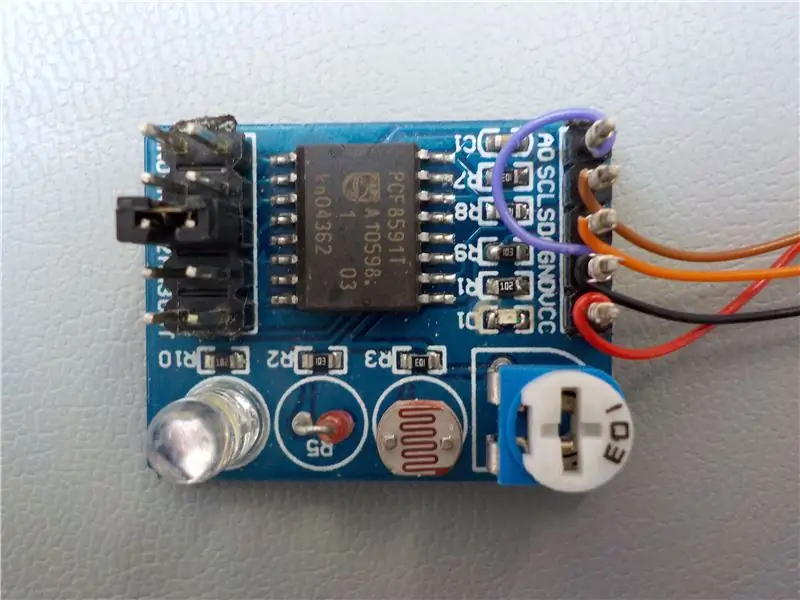 Príprava modulu PCF8591, Flash WemosD1R2 s MicroPython