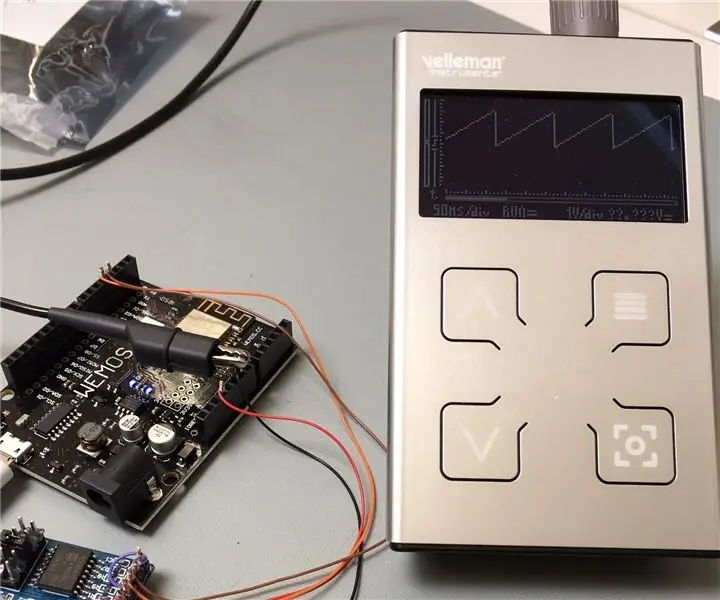 MicroPython PCF8591 DACtest: 3 koraka (sa slikama)