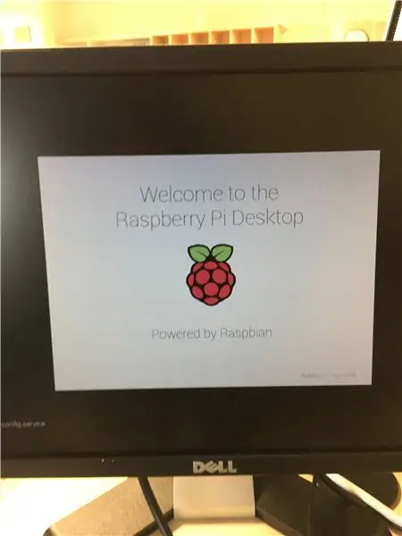 Tilslutning af Pi til skærmen