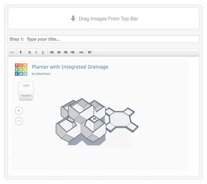 Enganxa el codi d'incrustació a l'editor HTML d'instructibles