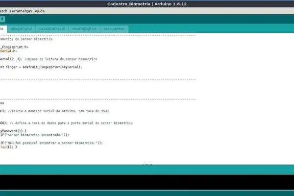 Software - Explicação do Código “Cadastro_Biometria”