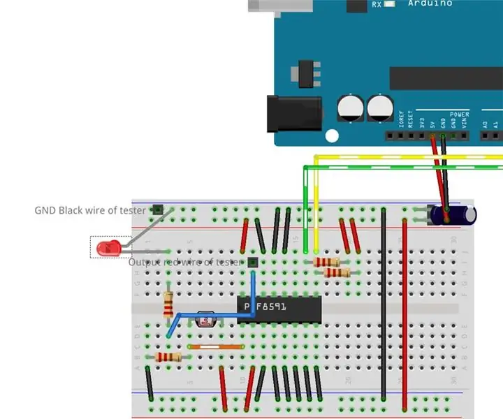 PCF8591 (i2c analoog -I/O Expander) Kiire lihtne kasutamine: 9 sammu